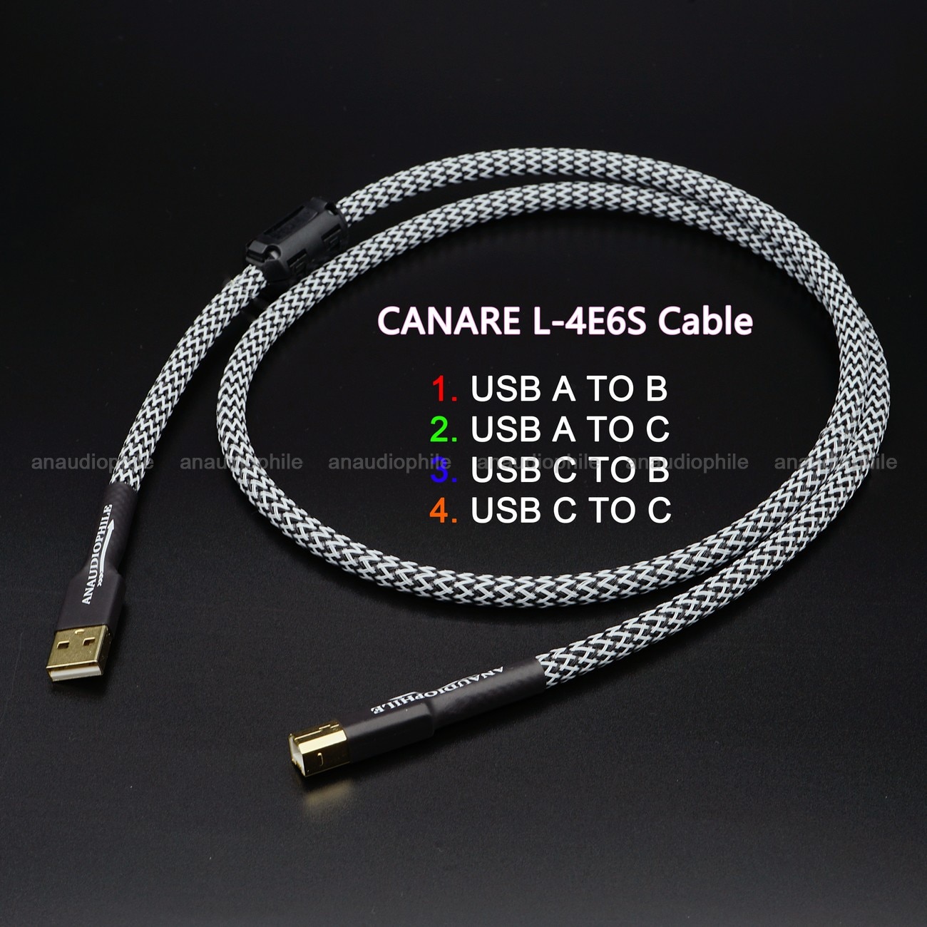 Ϻ CANARE  USB ̺, PC DAC Ͽ   ̺, USB A to B / USB A to C / USB C to C